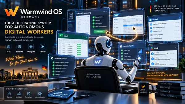 Warmwind OS Explained: Inside Germany's "AI Operating System" for Autonomous Digital Workers